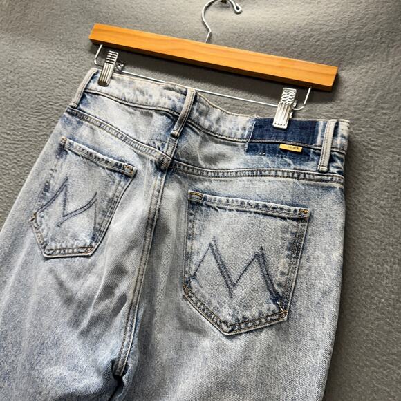 Mother Jeans Womens 29 (30x28 ACTUAL) The Swooner Rascal Ankle Signs & Symbols - Picture 5 of 12